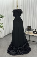 فستان سهره توب بفتحة أمامية