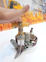 خنجر فيبر معدن شبيه الزراف مطرح ست