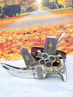 خنجر فضه راس وتر شبيه الزراف مصفح