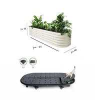 رايزبد معدني ( ابيض) بعجلات