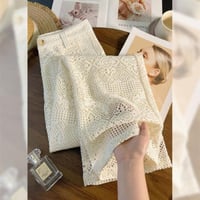 سراويل كاجوال عصرية وأنيقة من الدانتيل ال