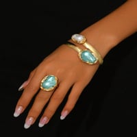 تقليد اللؤلؤ الدائري أنيقة