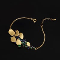 كيلو مطلية بالذهب مكعب زركونيا 4 قطع