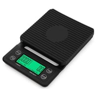 ميزان مطبخ رقمي إلكتروني ، ميزان قهوة محمول مع مؤق...