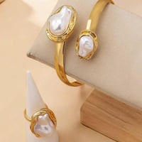 تقليد اللؤلؤ الدائري أنيقة