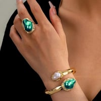 تقليد اللؤلؤ الدائري أنيقة