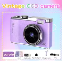 كاميرا رقمية قابلة لإعادة الشحن للأطفال والكبار ،...