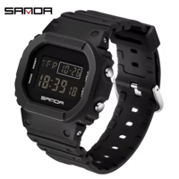 ساعة ساندا الإلكترونية للرجال ، رياضية ، مقاومة لل...