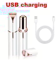 جهاز إزالة شعر كهربائي محمول على شكل أحمر شفاه للن...