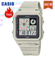 ساعة يد كوارتز مقاومة للماء من Casio ، شاشة مزدوجة...