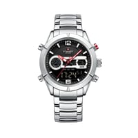 ساعة رياضية نافيفورس بعرض مزدوج ووظائف متعددة