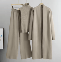 ربيع الخريف 3 قطعة المرأة سترة رياضية موضة محبوك م...