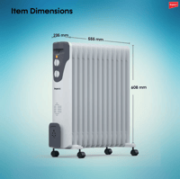 Impex Oil Filled Heater OH13 جهاز التدفئة
