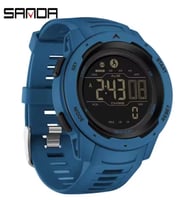 ساعة يد رجالية من ساندا ، مقاومة للماء 50 متر ، le...