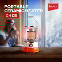 Impex Portable Ceramic Heater CH125 جهاز التدفئة