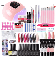 مجموعة أدوات جل الأظافر Limegirl، مصباح أظافر 54 و...