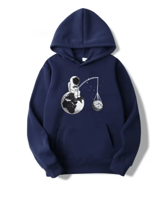 جديد الكرتون رائد الفضاء طباعة النساء الرجال هوديس...