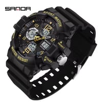 SANDA العلامة التجارية G-نمط ساعة عسكرية الرجال ال...