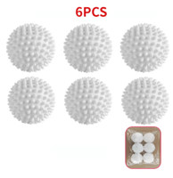 كرات غسيل فعالة مضادة للالتفاف ، 6 كرات قابلة لإعا...