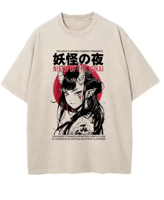 تي شيرت رجالي مغسول كلاسيكي هيب هوب ، تي شيرت برسو...