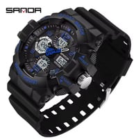 SANDA العلامة التجارية G-نمط ساعة عسكرية الرجال ال...