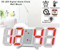 ساعة حائط رقمية مع منبه إلكتروني ، ساعات مكتبية ،...