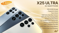 إكس 25 الترا 4 جيجابايت 64 جيجابايت