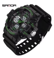 SANDA العلامة التجارية G-نمط ساعة عسكرية الرجال ال...