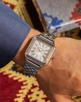 ساعة استيل كلاسيك فضي أبيض