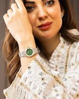 ساعة استيل منفردة مكس أخضر