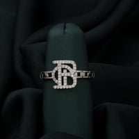 خاتم نسائي زركون بتصميم ملفت