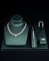 طقم زركون ذات الطلاء المختلط لمسة غامضة على أي إطل...