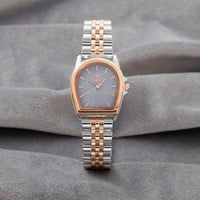 ساعة استيل باللون المكس النحاسي