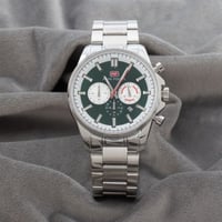 ساعة رجالية استيل باللون الفضي