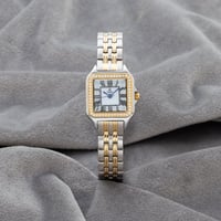 ساعه استيل براقة مكس الذهبي