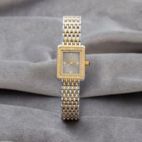 ساعه استيل باللون المكس الرصاصي