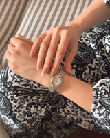 ساعه استيل تخيلية فضي