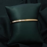 اسوارة نسائية استيل بلون الذهبي