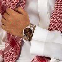 ساعة استيل باللون المكس