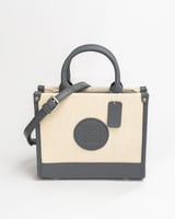 شنطة بيج رصاصي حجم صغير