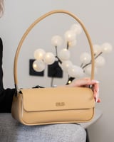 لمناسباتك متوسطه باللون البيج غامق