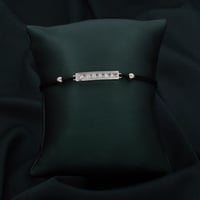 اسوارة نسائية خيط بألوان متعددة باللون الاسود