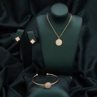 طقم أطفال 3 قطع باللون الذهبي