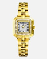 ساعه استيل Illumina ذهبي