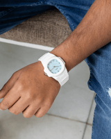 فايبر نقش عربي ابيض سماوي