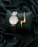 ساعة وإسواره فاتنة استيل باللون المكس