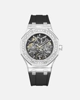 ساعة ربل بشراقة ساحرة باللون الاسود