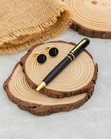 طقم قلم وكبك مجموعة الانعكاس