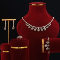 طقم نسائي زركون 4 قطع مميز