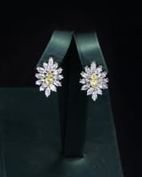 طقم فصوص بياجيت المميزه باللون الفضي